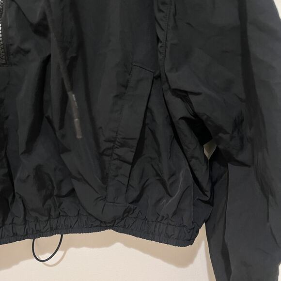 ATHLETA Allyson Felix Legend Oversized Jacket Black Windbreaker Reflective XL - Picture 7 of 13